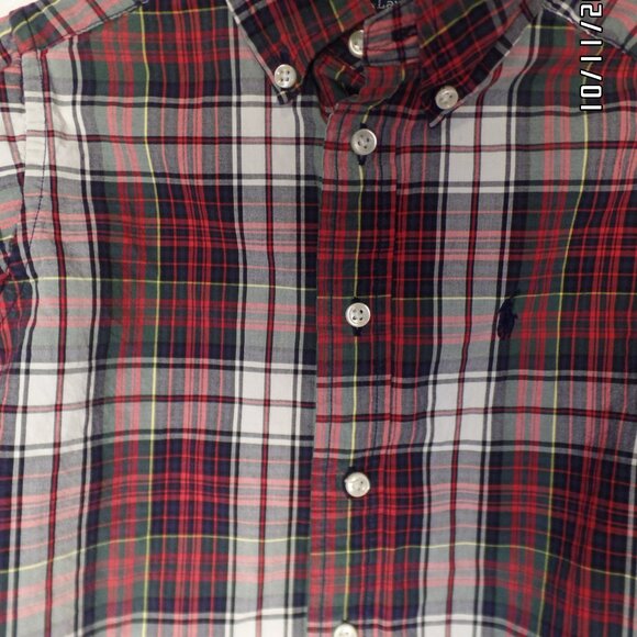 Boys 4/4T Ralph Lauren Button Up Shirt Excellent - Picture 4 of 9